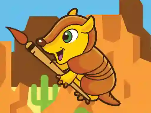 Jeu Happy Armadillo Coloring en ligne