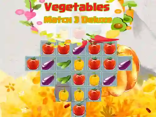 Jeu Vegetables Match 3 Deluxe en ligne