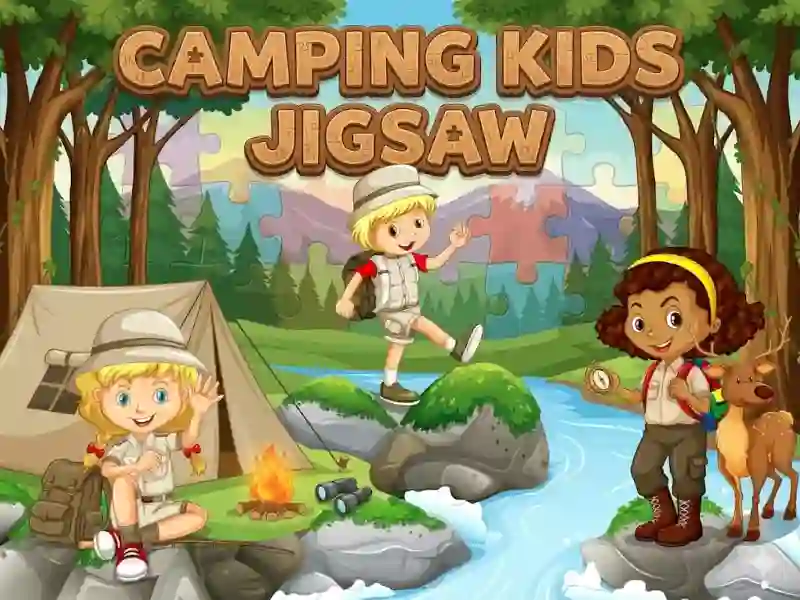 Jeu Camping kids jigsaw en ligne