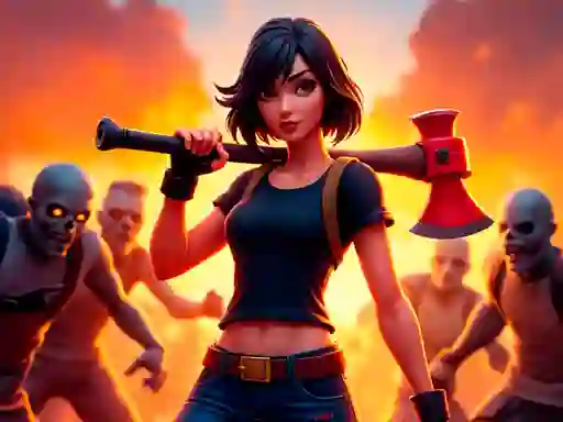 Jeu Loop Survivors Zombie City en ligne
