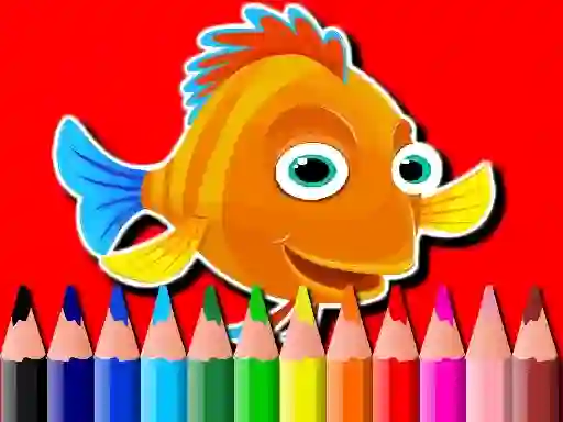 Jeu Back To School: Fish Coloring Book en ligne