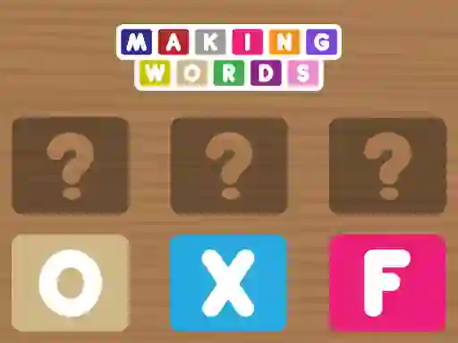 Jeu Making Words en ligne