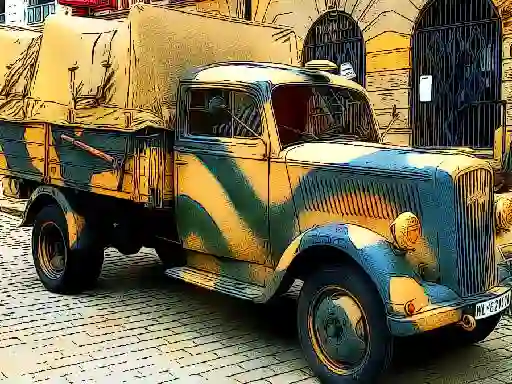 Jeu Army Trucks Jigsaw en ligne