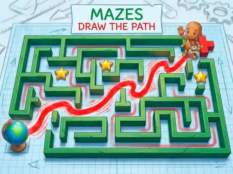 Jeu Mazes Draw The Path en ligne
