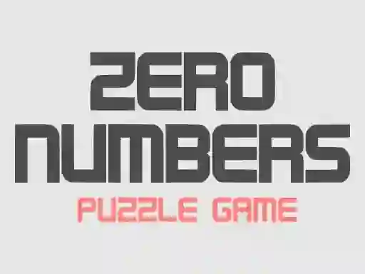 Jeu Zero Numbers Puzzle Game en ligne