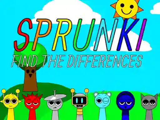Jeu Sprunki Find The Differences en ligne