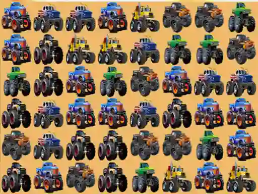 Jeu Monsters Trucks Match 3 en ligne