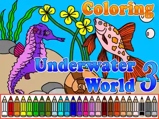 Jeu Сoloring Underwater World 3 en ligne