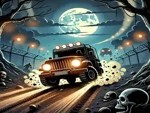 Jeu Racing Car Destroying Zombie en ligne