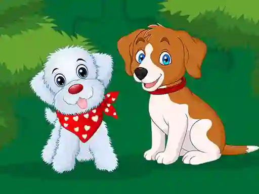 Jeu Cute Puppies Jigsaw en ligne