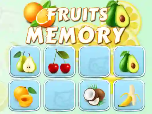 Jeu Fruits Memory en ligne
