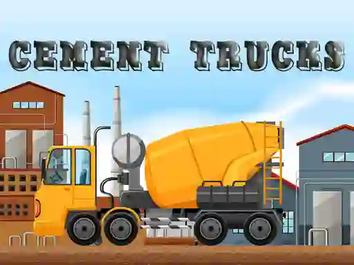 Jeu Cement Trucks Hidden Objects en ligne