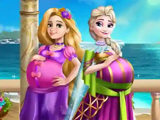 Jeu Palace Princesses Pregnant BFFS en ligne