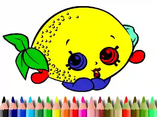Jeu Back To School: Fruits Coloring Book en ligne