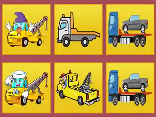 Jeu Tow Trucks Memory en ligne