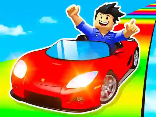Jeu Epic Car Stunt Race Obby en ligne