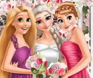 Jeu Eliza and princesses wedding en ligne