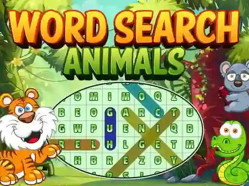 Jeu Word Search Animals en ligne