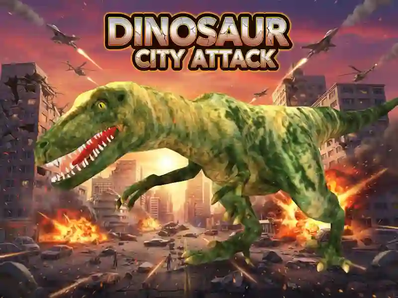Jeu Dinosaur City Attack en ligne