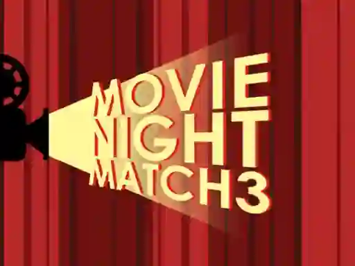 Jeu Movie Night Match 3 en ligne
