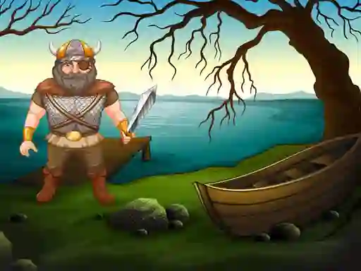 Jeu Viking Warrior Battle: Puzzle en ligne