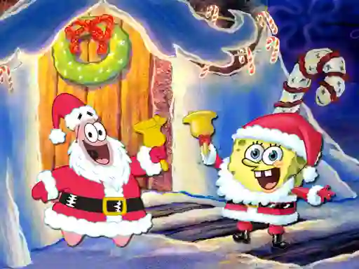 Jeu SpongeBob Christmas Jigsaw Puzzle en ligne