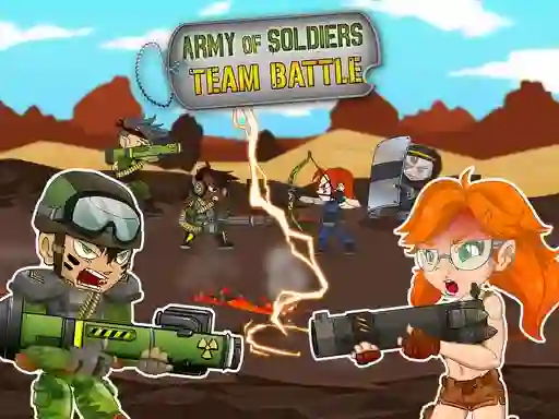 Jeu Army of soldiers: Team Battle en ligne