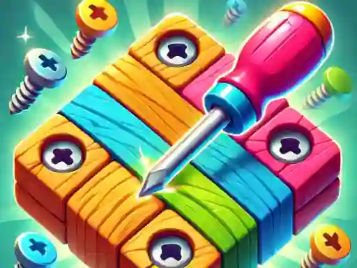 Jeu Unscrew Wood Puzzle en ligne