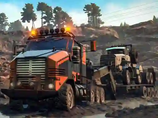 Jeu Trucks in Mud Jigsaw en ligne