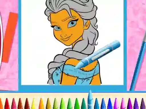 Jeu The Princess Sisters Coloring en ligne