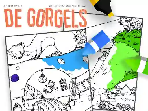 Jeu Coloring Gorgels en ligne
