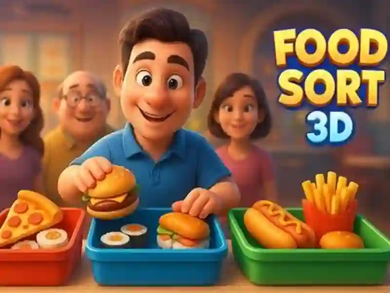 Jeu Food Sort 3D en ligne
