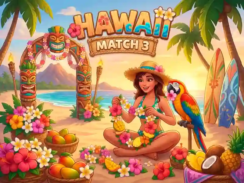 Jeu Hawaii Match 3 en ligne