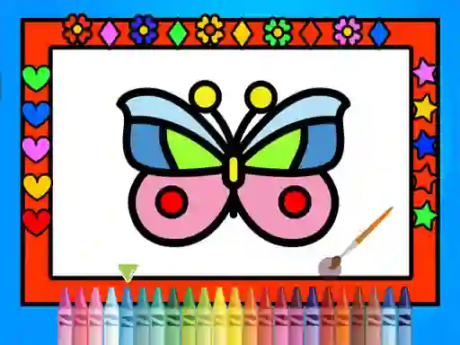 Jeu Color and Decorate Butterflies en ligne