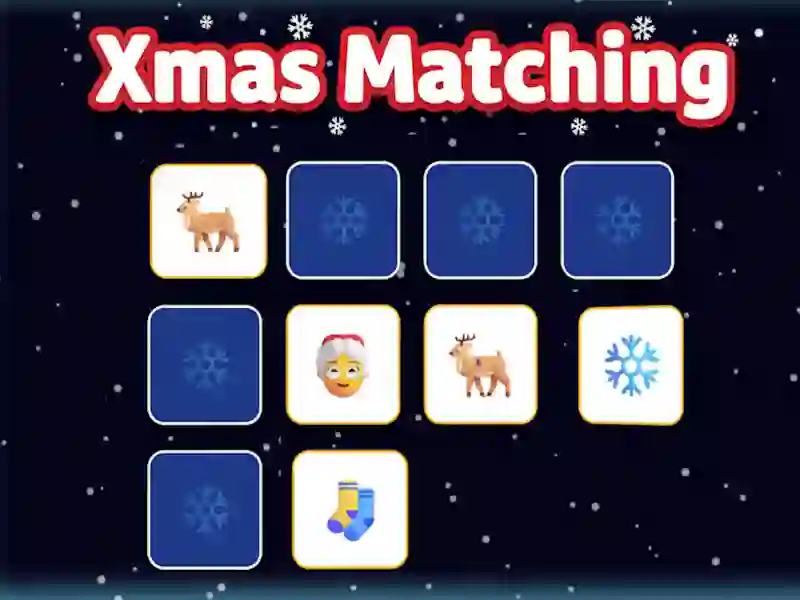 Jeu Xmas Matching en ligne