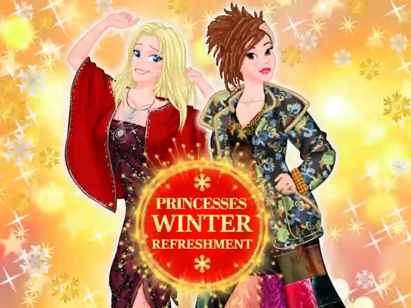 Jeu Princesses winter refreshment en ligne