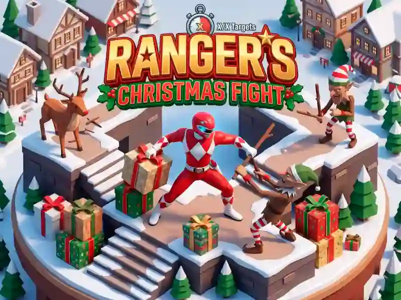 Jeu Power Rangers Christmas run en ligne