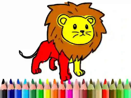 Jeu Back To School: Lion Coloring Book en ligne