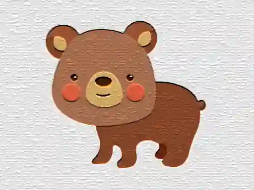 Jeu Cartoon Bear Puzzle en ligne