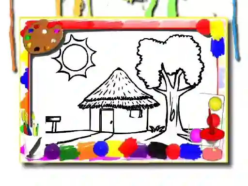 Jeu Back To School: House Coloring Book en ligne