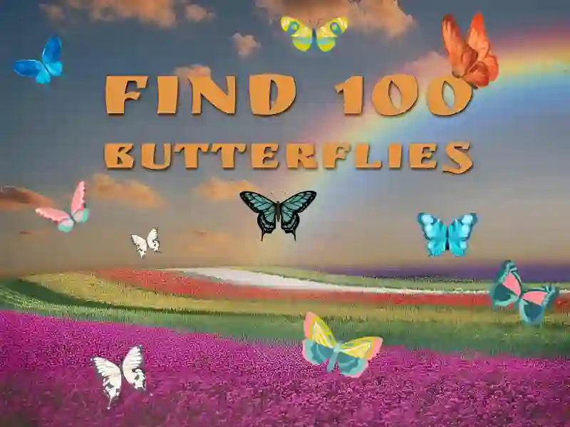 Jeu Find 100 butterflies en ligne