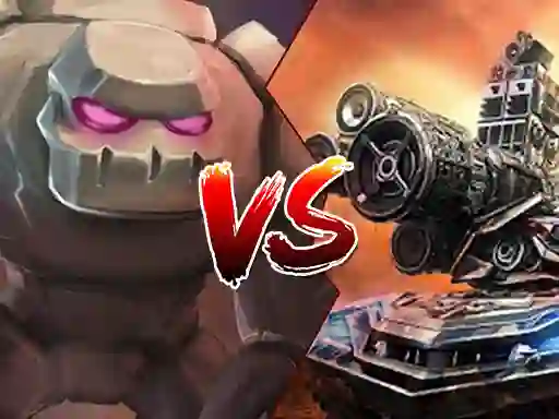 Jeu Tank vs Golems en ligne