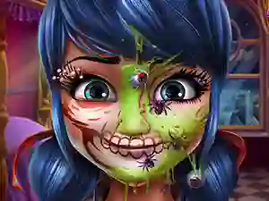 Jeu Dotted Girl Halloween Makeup en ligne