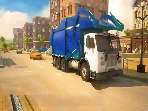 Jeu Road Garbage Dump Truck Driver en ligne