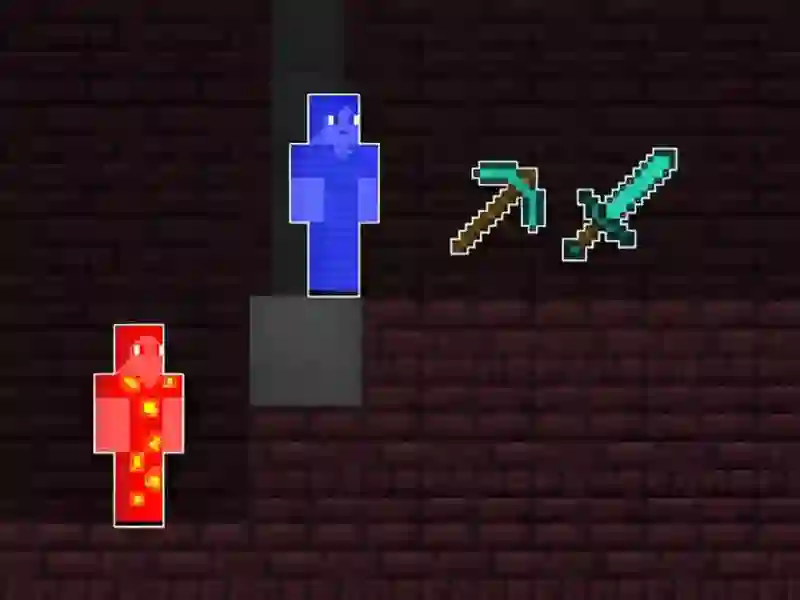 Jeu Fire Steve and Water Alex en ligne