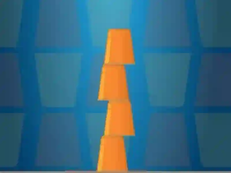 Jeu Cups Tower Builder en ligne