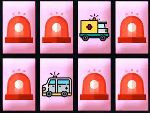 Jeu Ambulance Trucks Memory en ligne