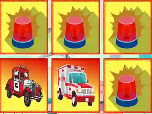 Jeu Emergency Trucks Memory en ligne
