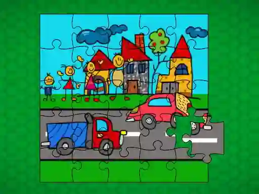 Jeu Stick Family Fun Time Jigsaw en ligne