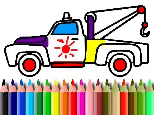 Jeu Back To School: Trucks Coloring en ligne